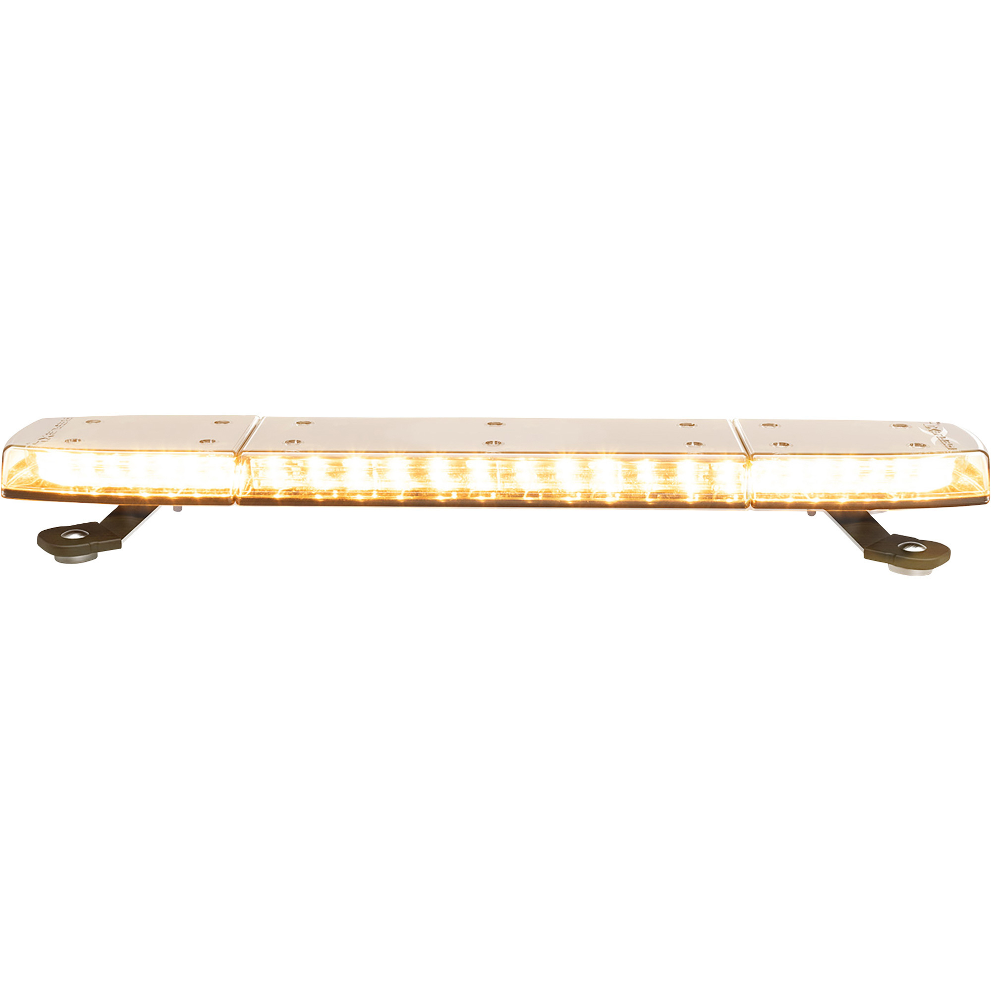 Ecco LED Light Bar, 24in., Amber/Clear, Magnetic Mount, Model# 11-024CAC-E-MG